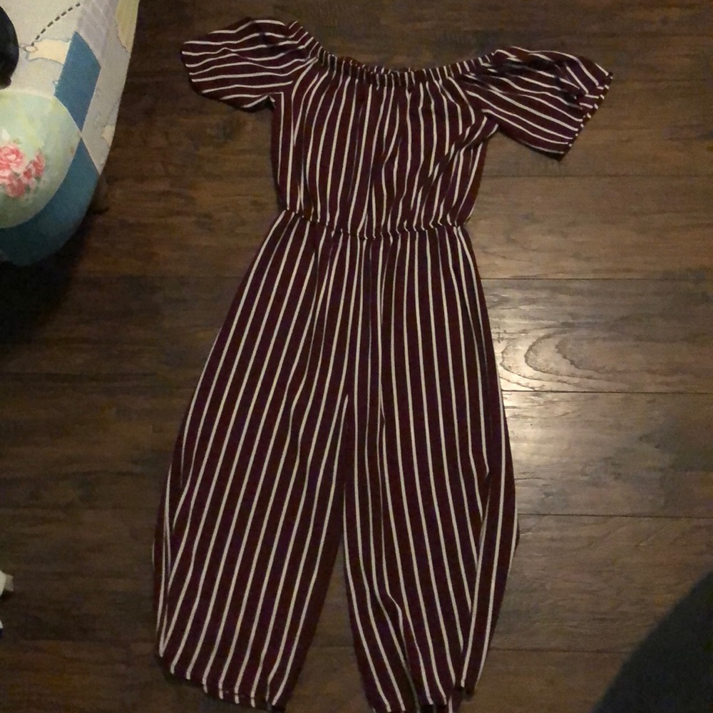 Off the shoulder jumpsuit